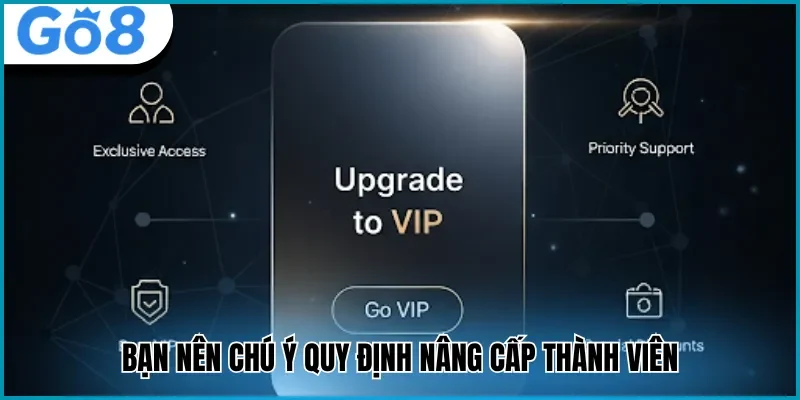 nâng cấp hội viên VIP Go8