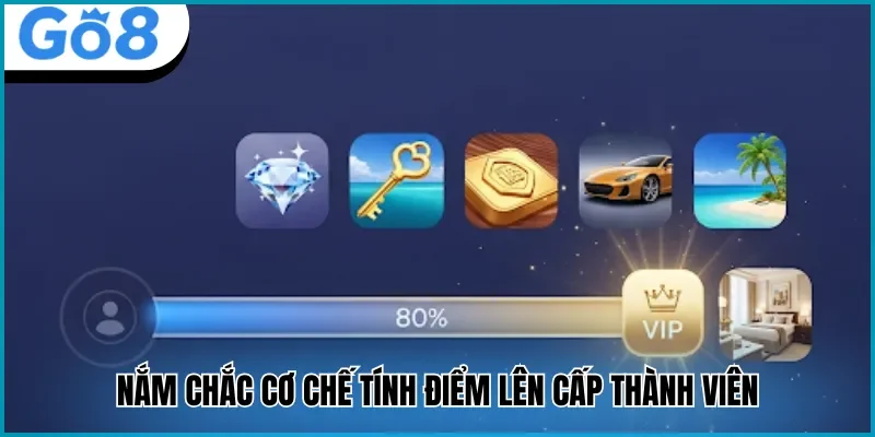 tính điểm hội viên VIP Go8